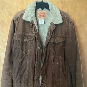 Brown Levi’s Corduroy Jean Jacket